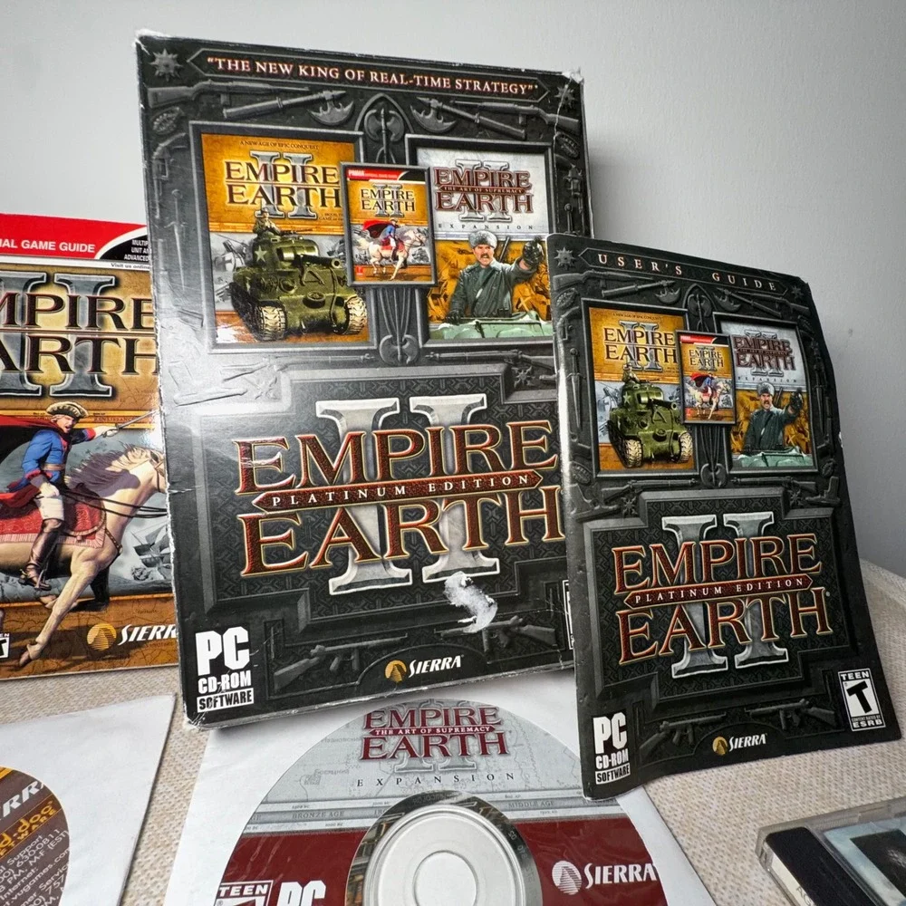 Empire Earth II Platinum Edition PC Game Age of Empires II Bundle‎ Big Box RTS